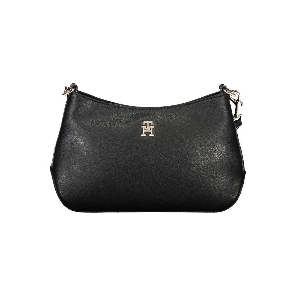 Tommy Hilfiger – Schwarze Polyester-Handtasche