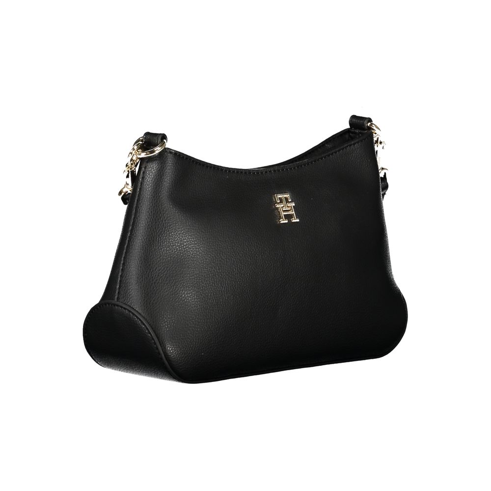 Tommy Hilfiger – Schwarze Polyester-Handtasche