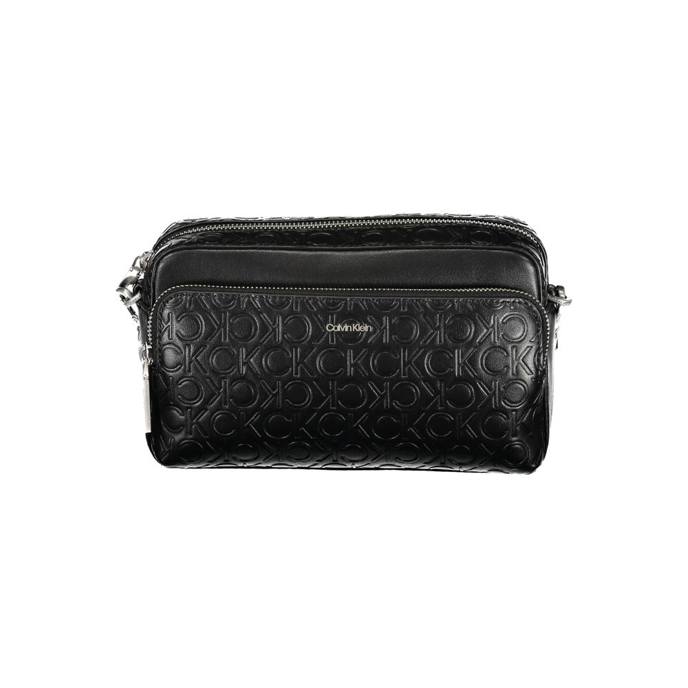 Calvin Klein Schwarze Polyester-Handtasche