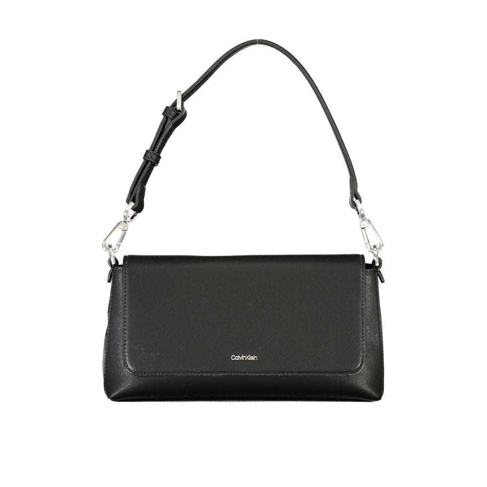 Calvin Klein Schwarze Polyester-Handtasche