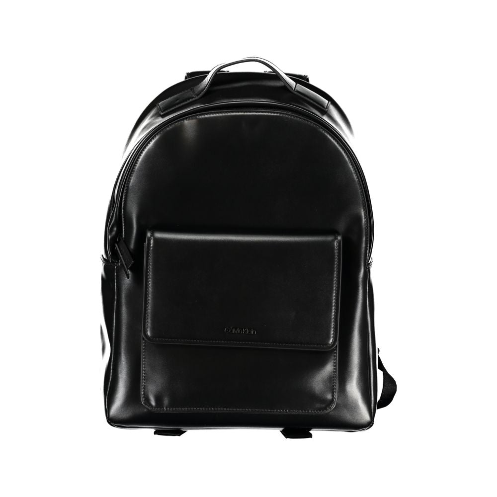 Calvin Klein – Eleganter schwarzer Urban-Rucksack mit Laptopfach