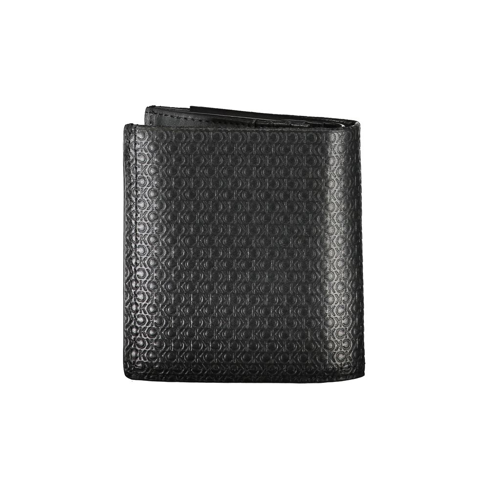 Portofel elegant din piele cu două pliuri RFID Calvin Klein