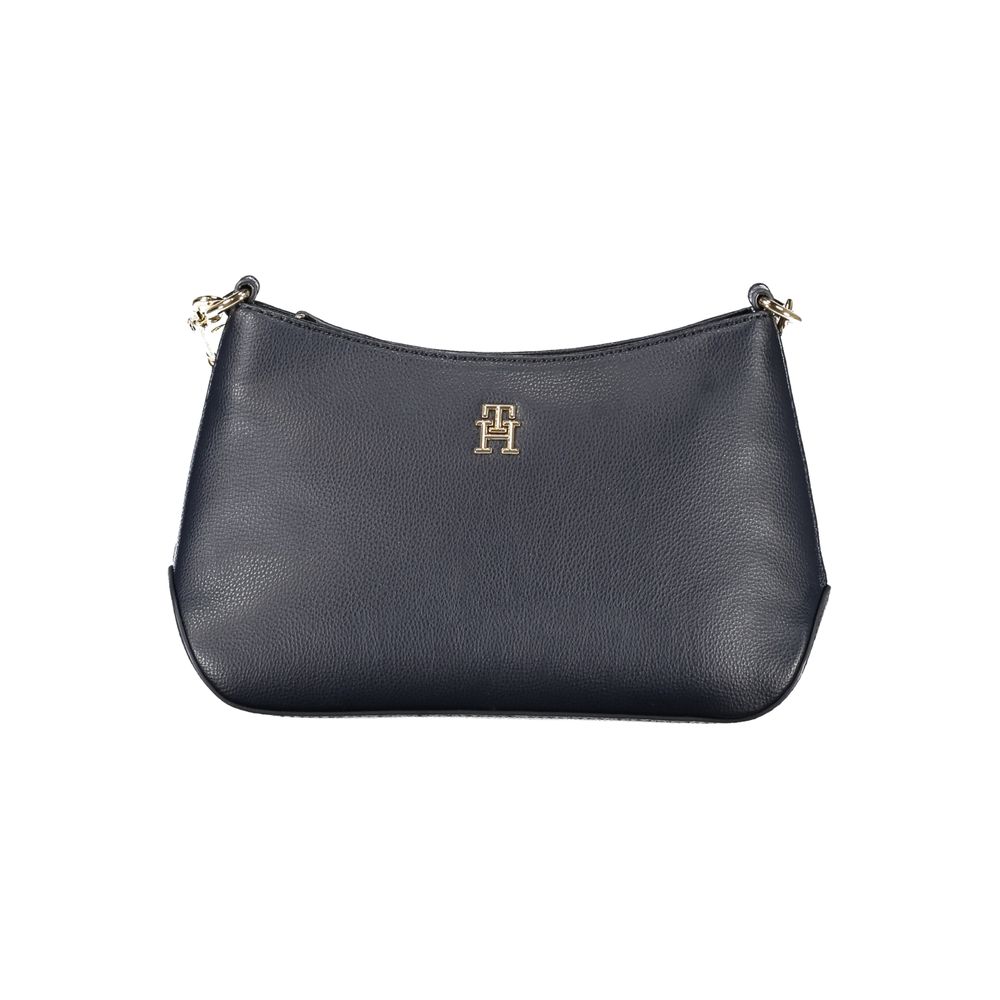 Tommy Hilfiger – Blaue Polyester-Handtasche