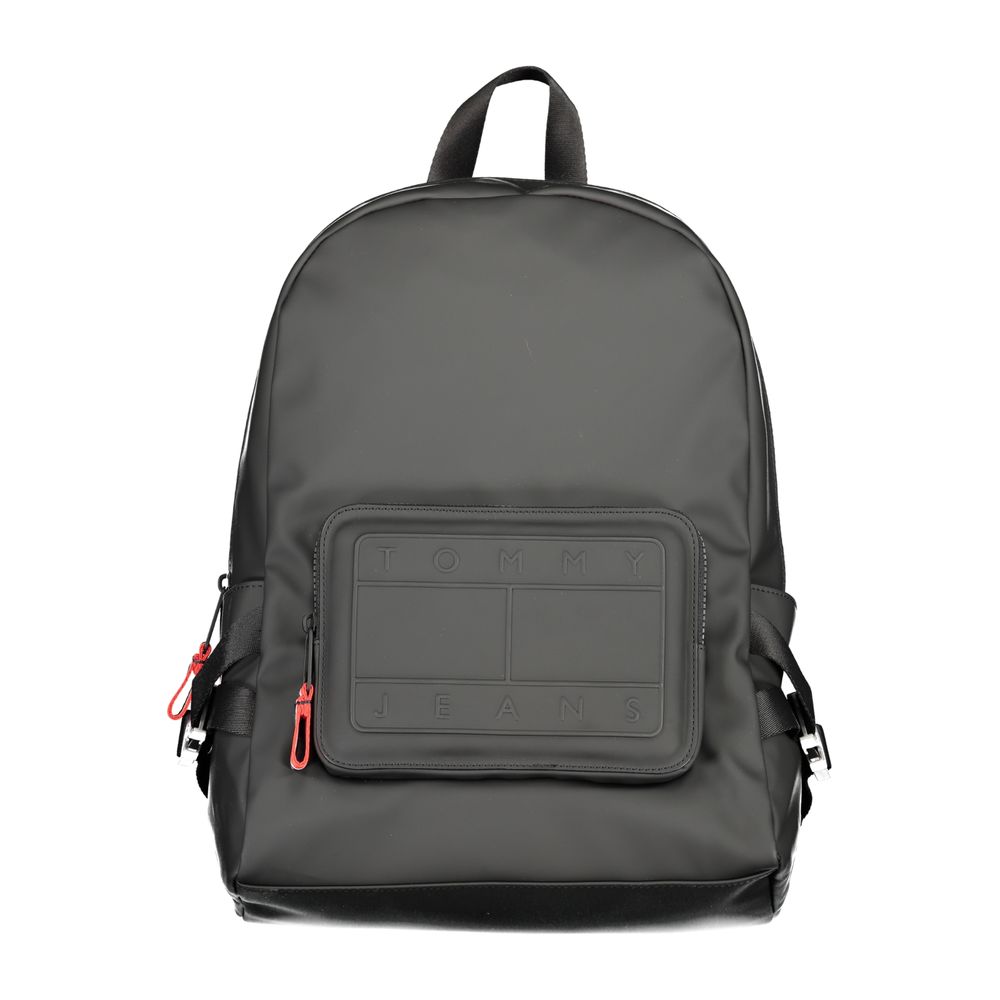 Tommy Hilfiger – Schwarzer Polyester-Rucksack