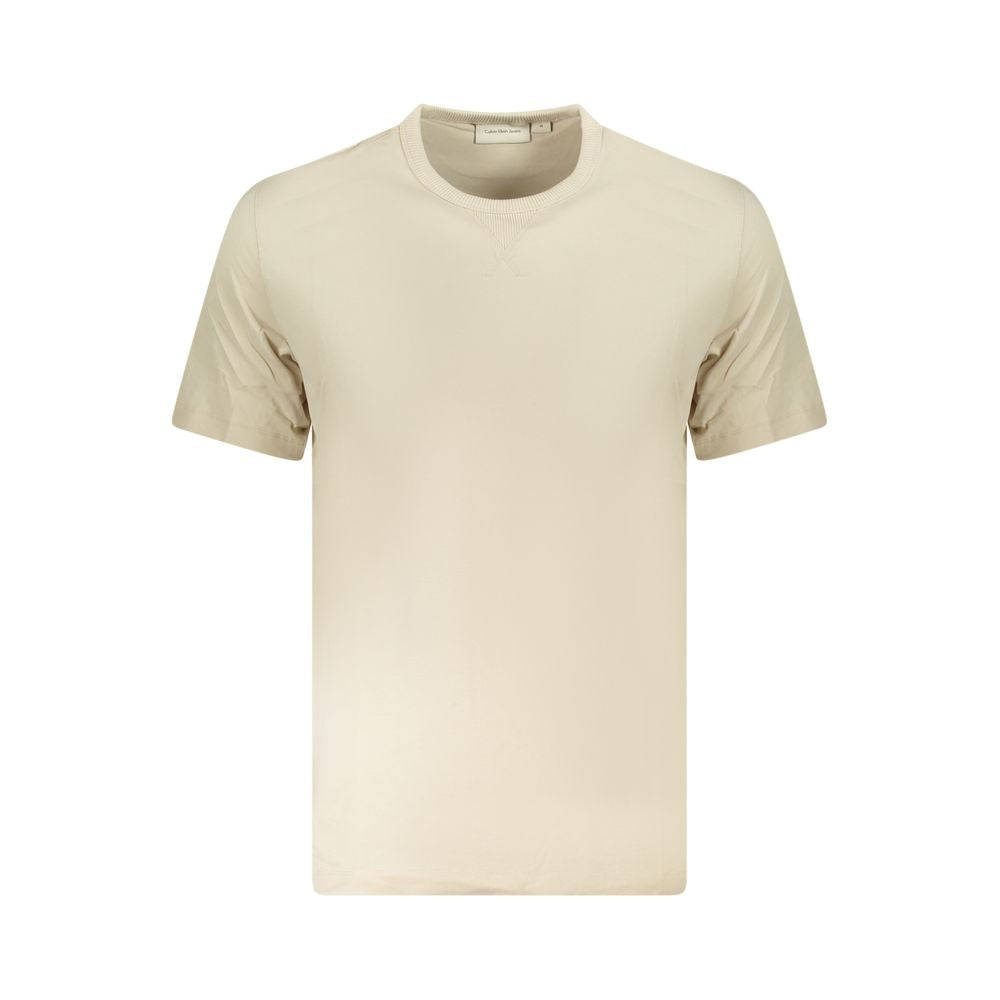 Tricou Calvin Klein bej din bumbac pentru bărbați