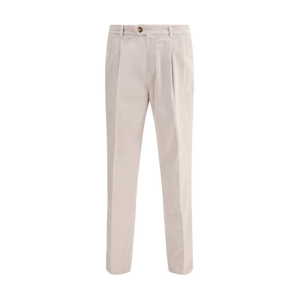 Pantaloni Brunello Cucinelli din velur