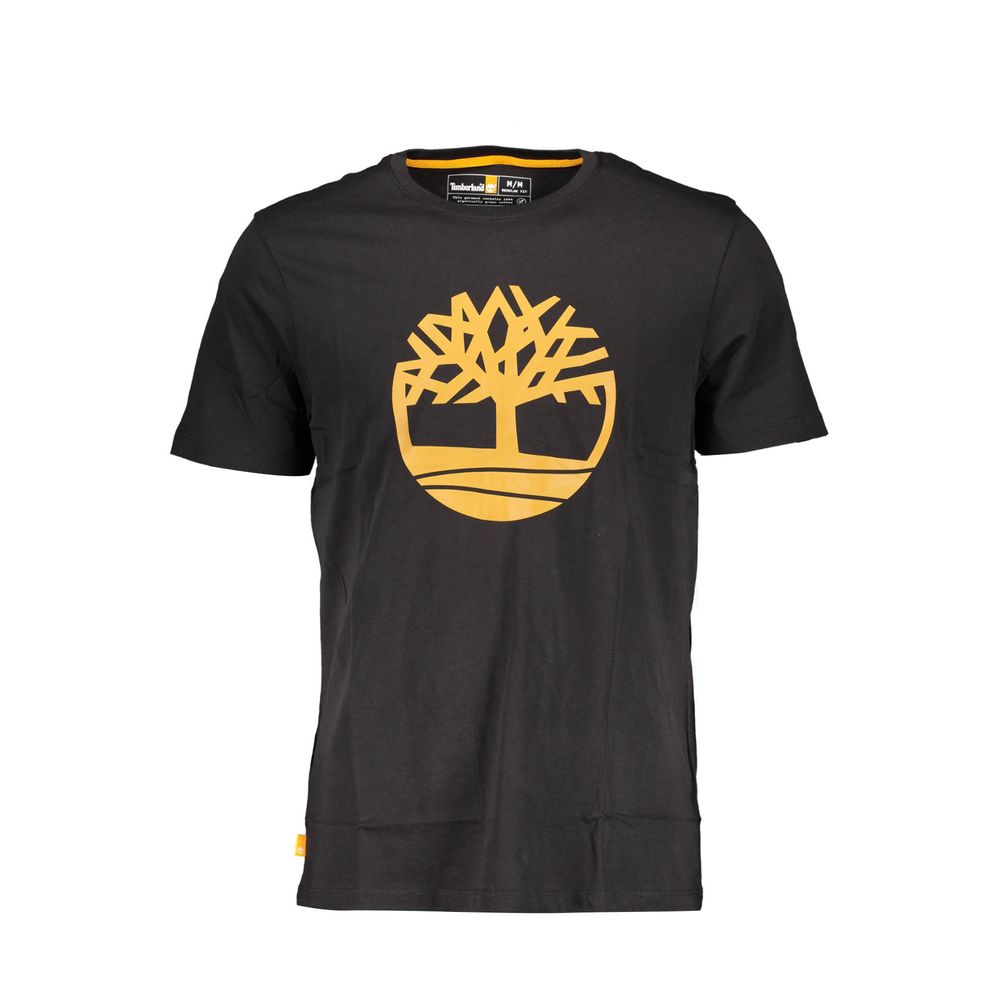 Schwarzes Baumwoll-T-Shirt von Timberland