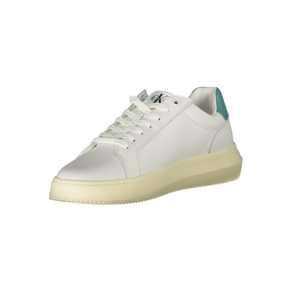 Calvin Klein – Elegante weiße Sneakers mit umweltbewusstem Design