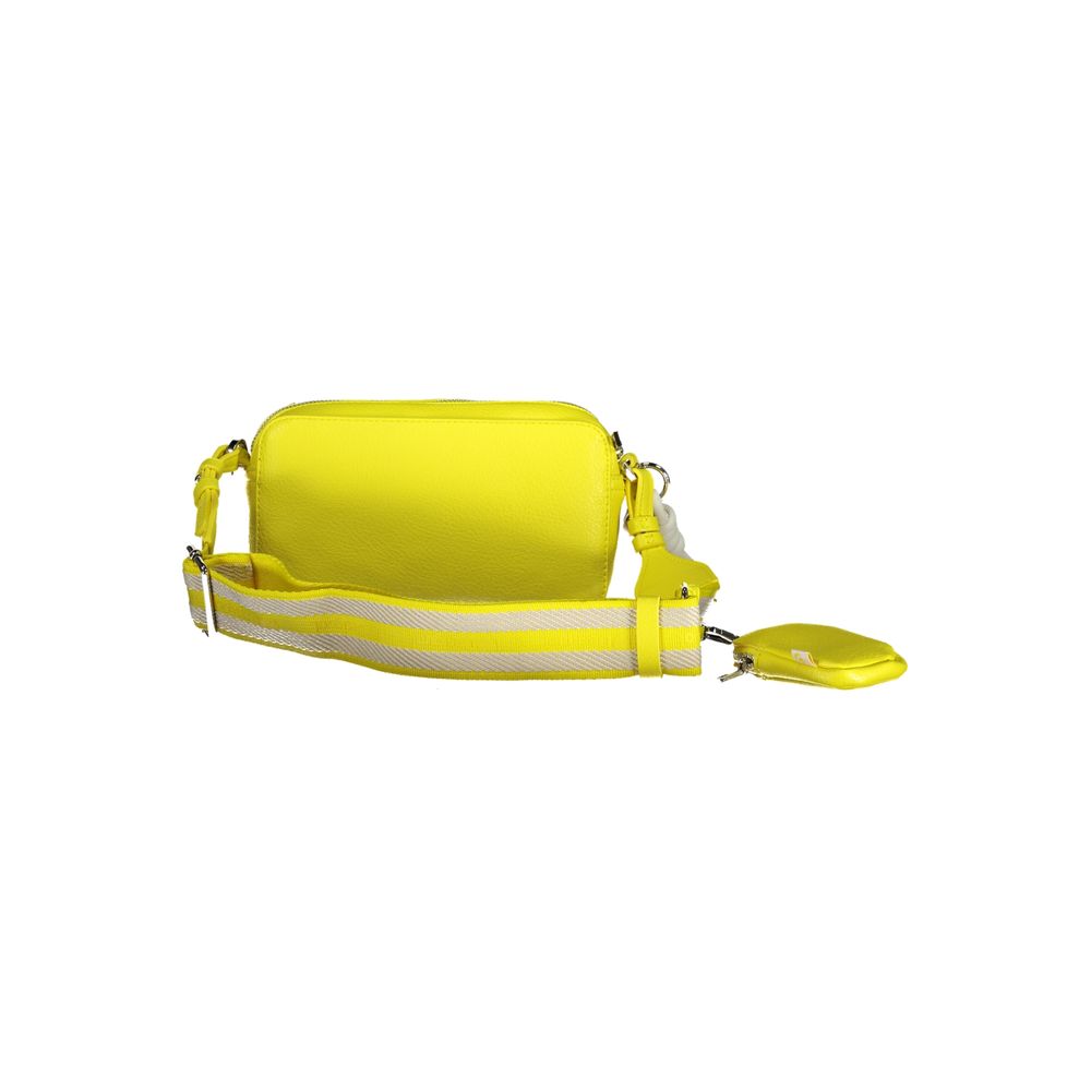 Desigual Gelbe Polyethylen-Handtasche