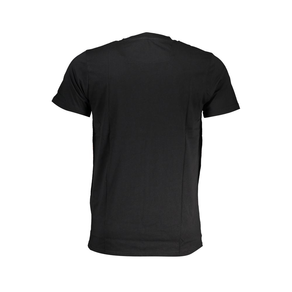 Tricou Cavalli Class din bumbac negru