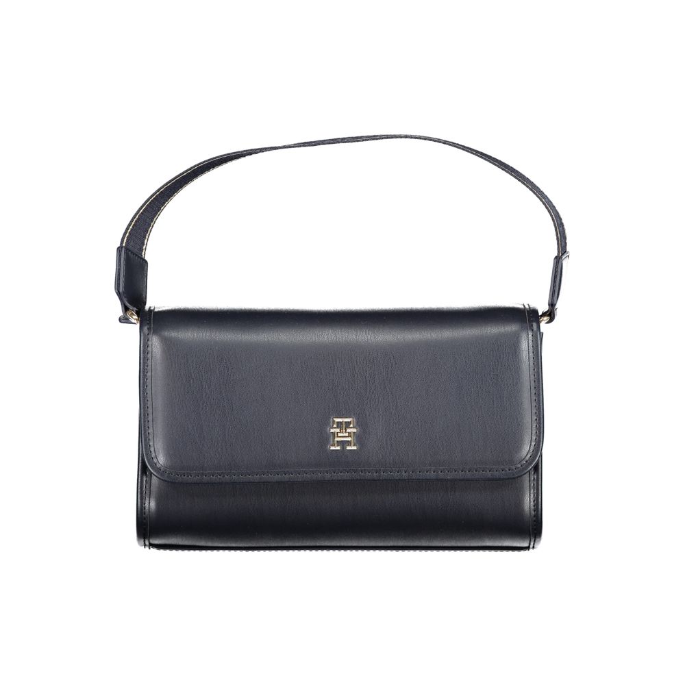 Geantă de mână Tommy Hilfiger albastră din polietilenă