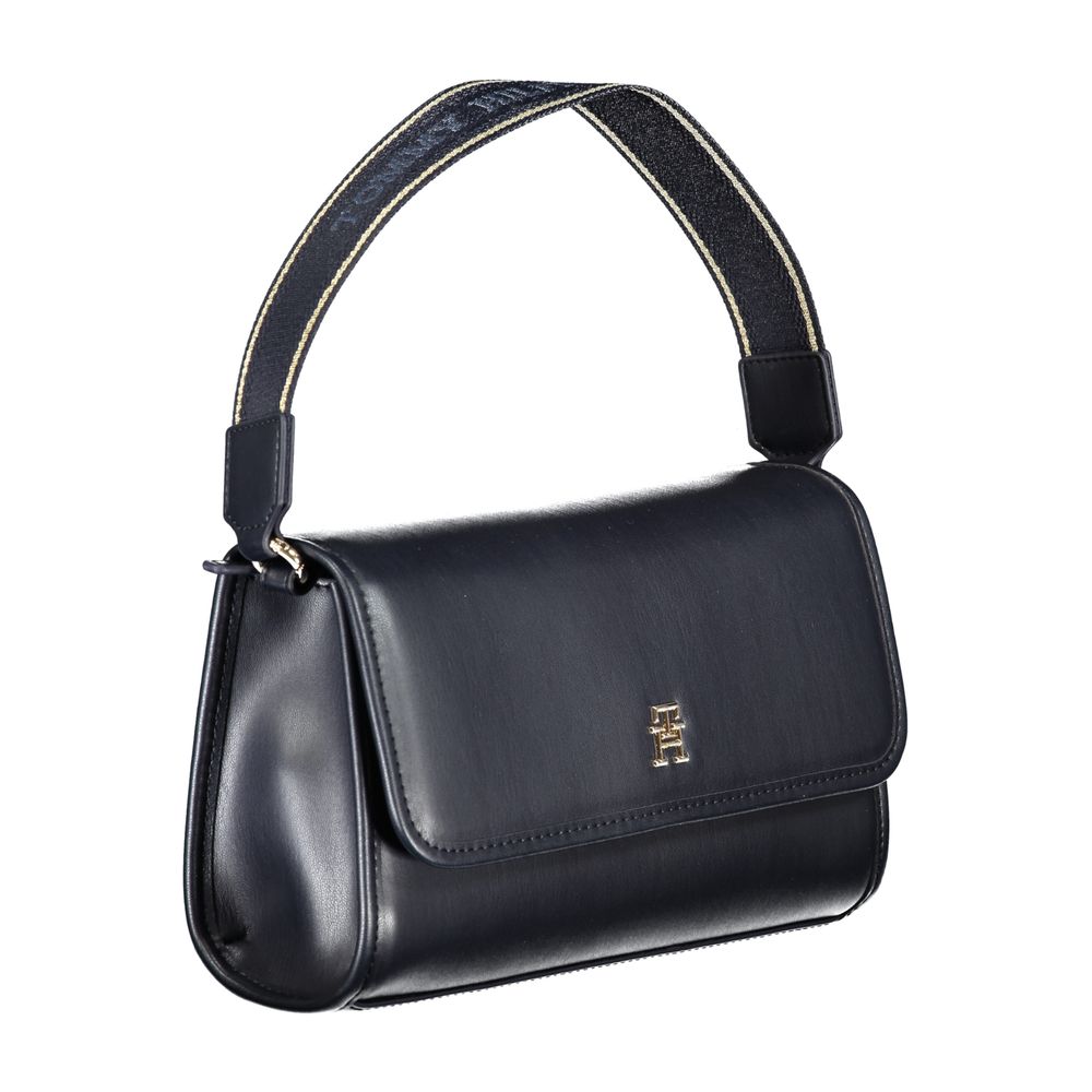 Geantă de mână Tommy Hilfiger albastră din polietilenă