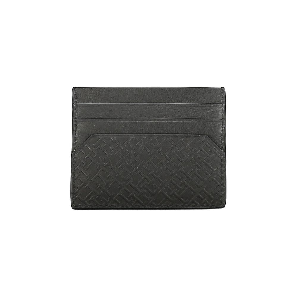 Portofel din piele neagră Tommy Hilfiger