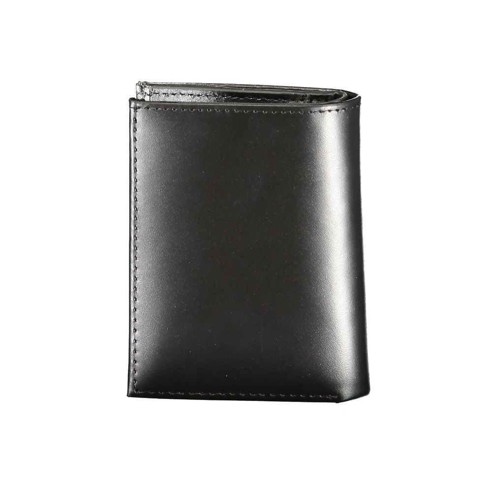 Calvin Klein Schwarze Lederbrieftasche