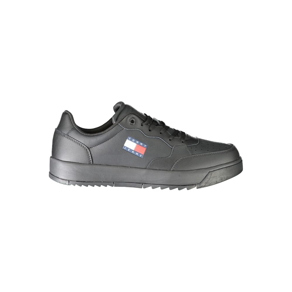 Tommy Hilfiger – Schwarze Polyethylen-Sneaker für Herren