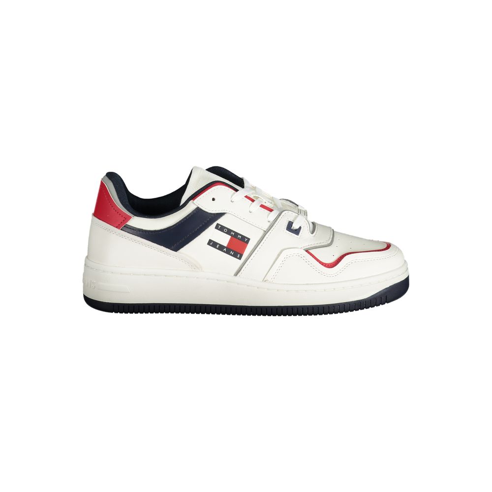Tommy Hilfiger – Weiße Leder-Sneaker für Herren