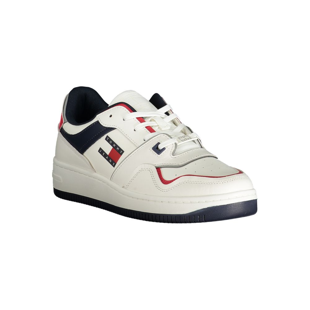 Tommy Hilfiger – Weiße Leder-Sneaker für Herren
