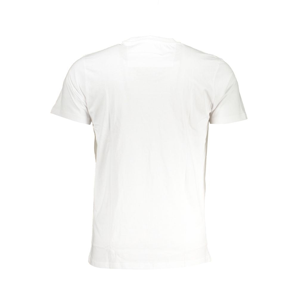 Tricou Cavalli Class din bumbac alb