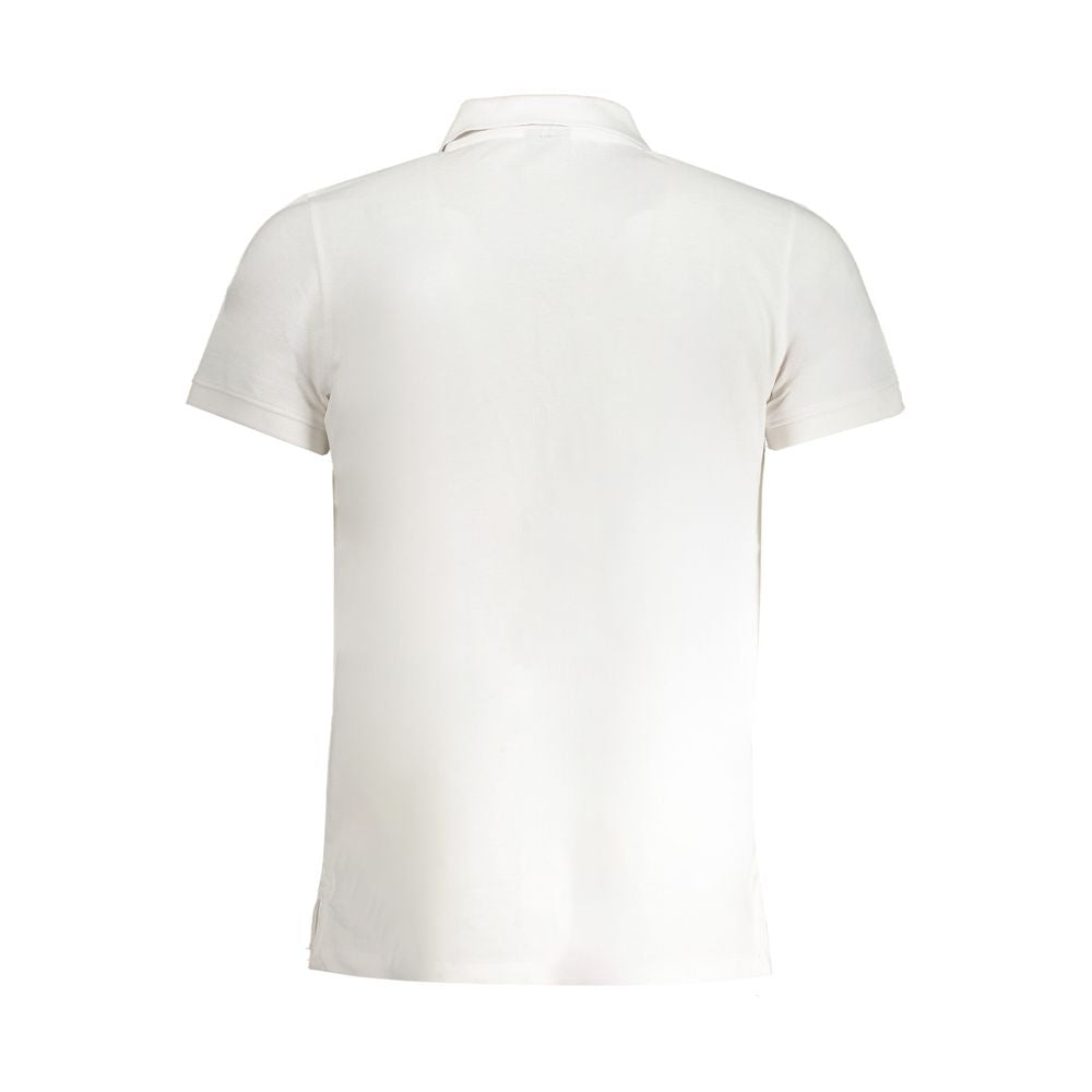 Norwegen 1963 Weißes Poloshirt aus Baumwolle