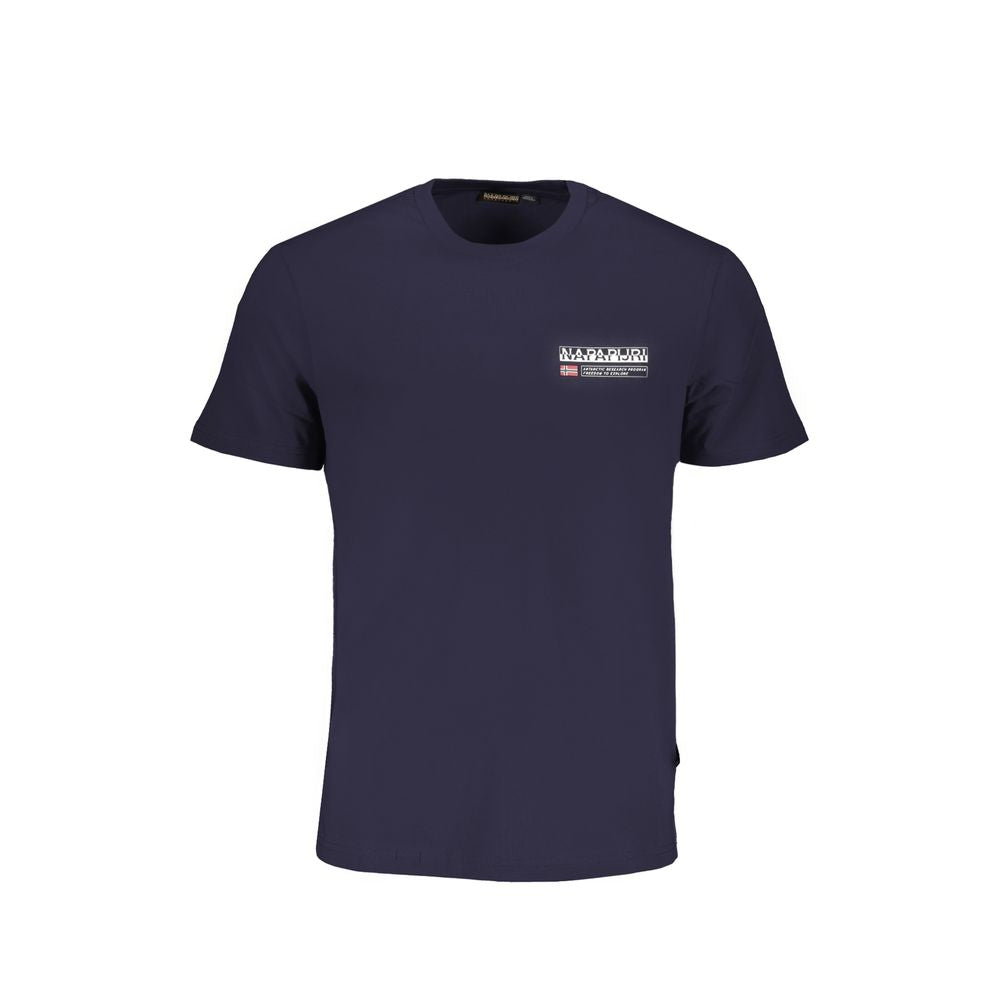 Blaues Baumwoll-T-Shirt von Napapijri