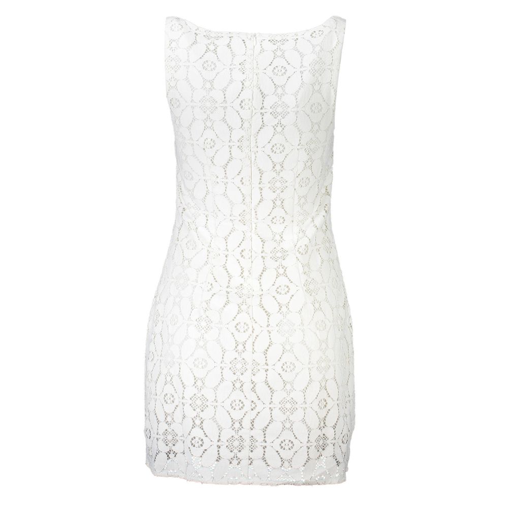 Rochie Desigual albă din poliester pentru femei