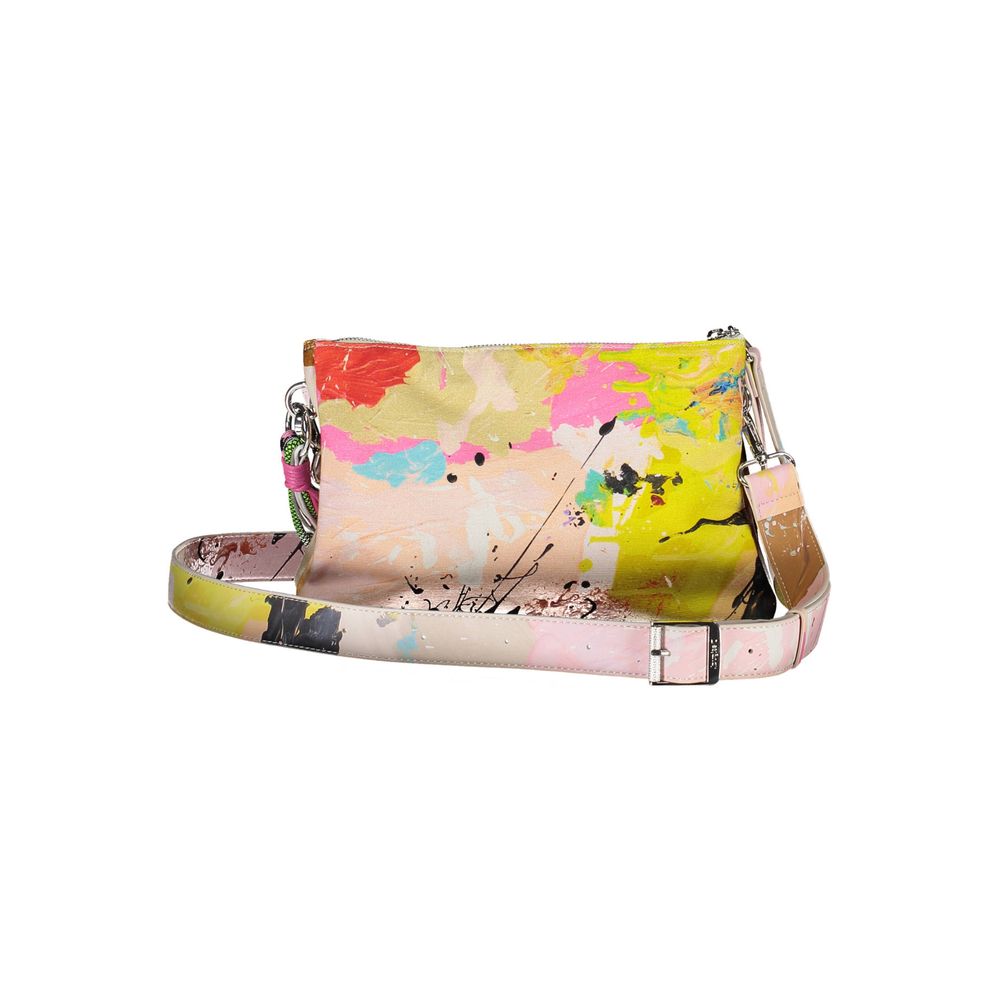 Desigual Weiße Baumwoll-Damenhandtasche