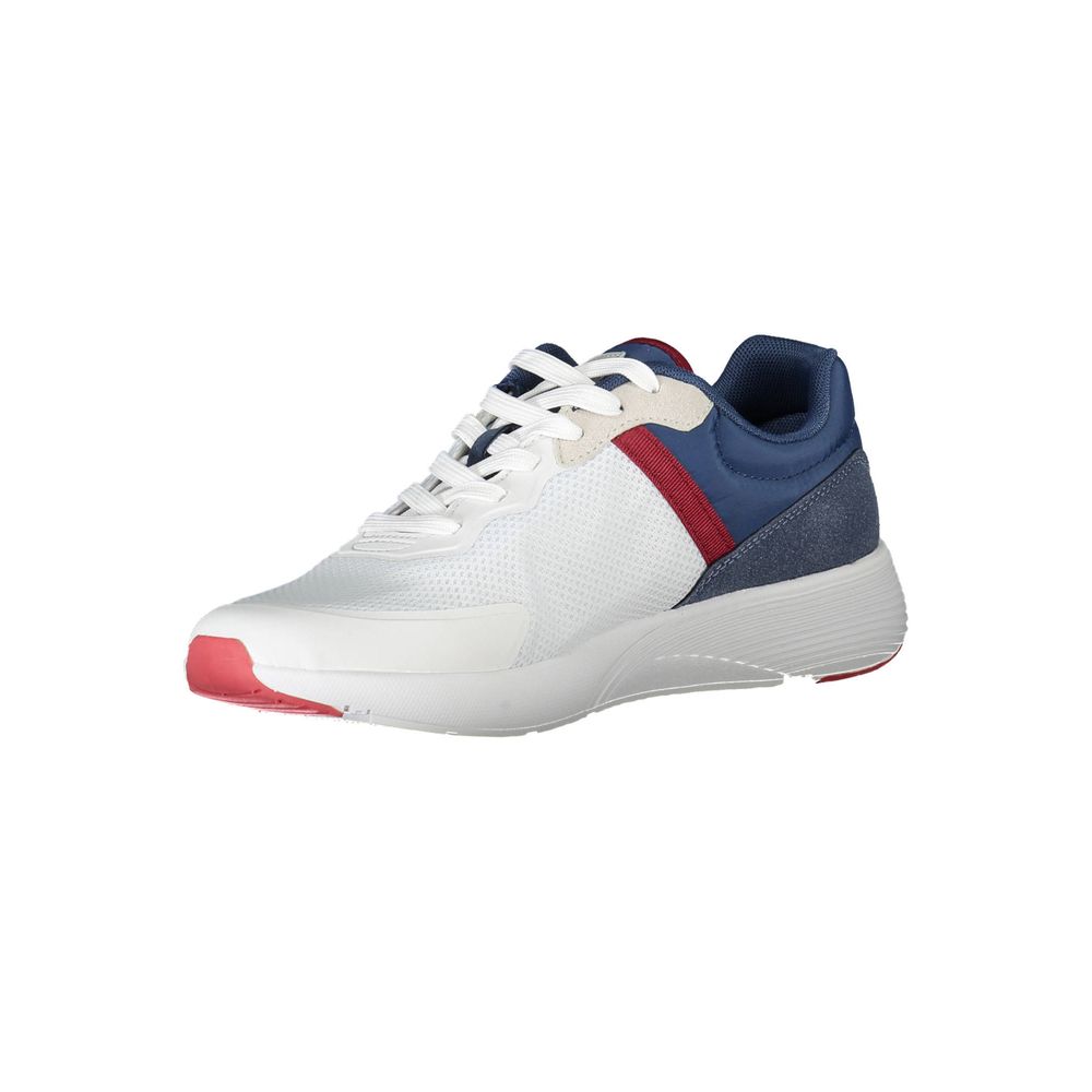 Teniși sport Carrera Sleek albi cu accente contrastante