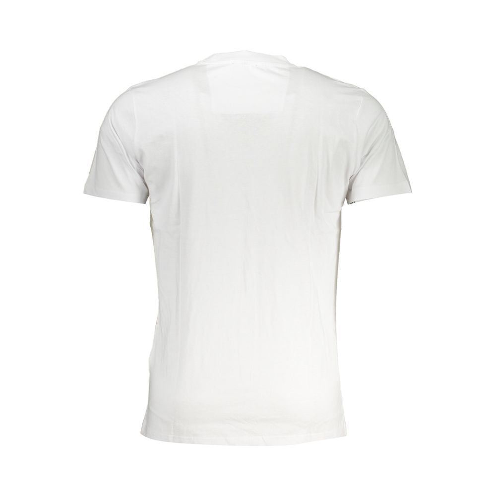 Weißes Baumwoll-T-Shirt der Cavalli Class