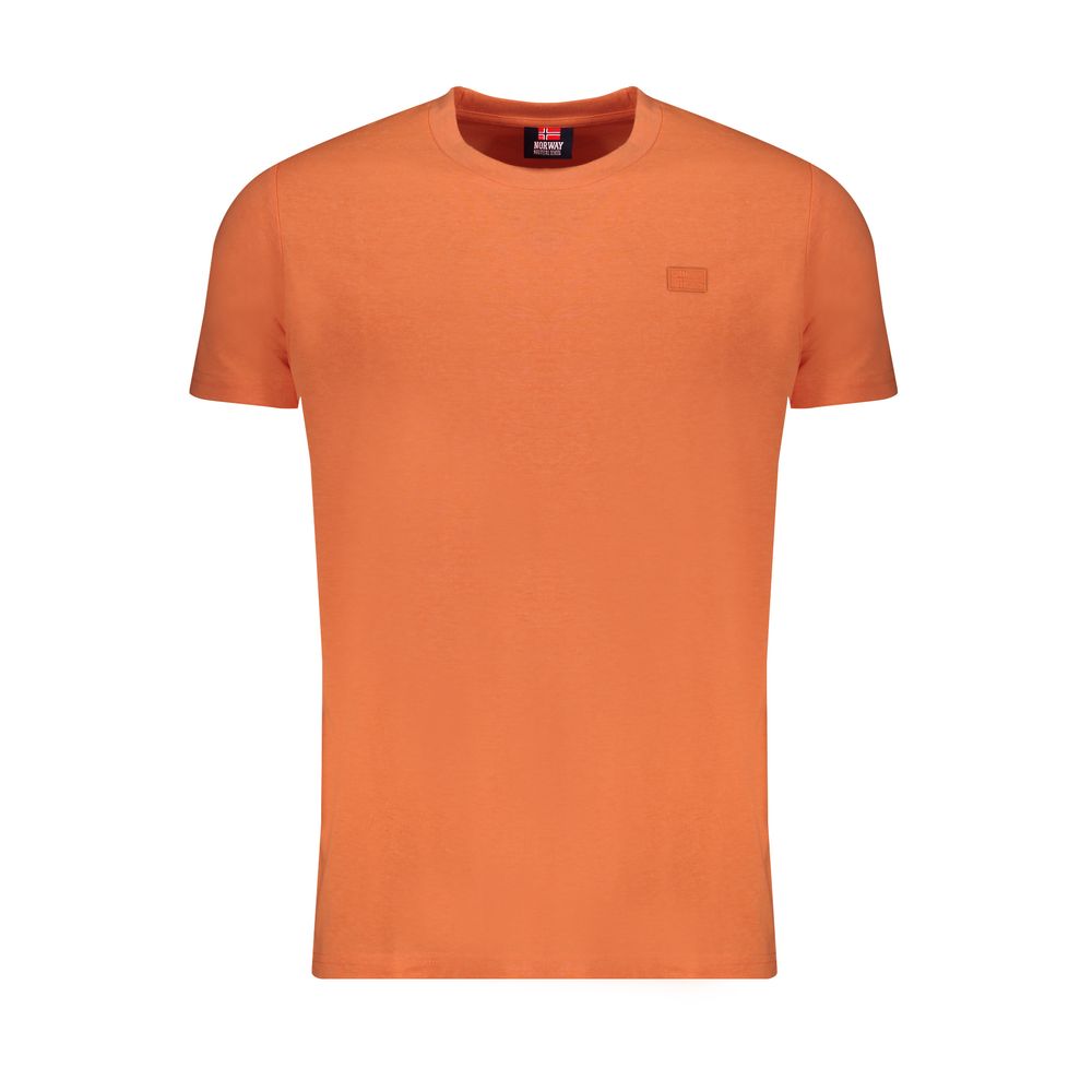 Norwegen 1963 Orangefarbenes Baumwoll-T-Shirt