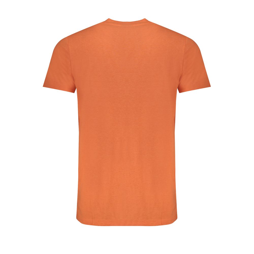 Norwegen 1963 Orangefarbenes Baumwoll-T-Shirt
