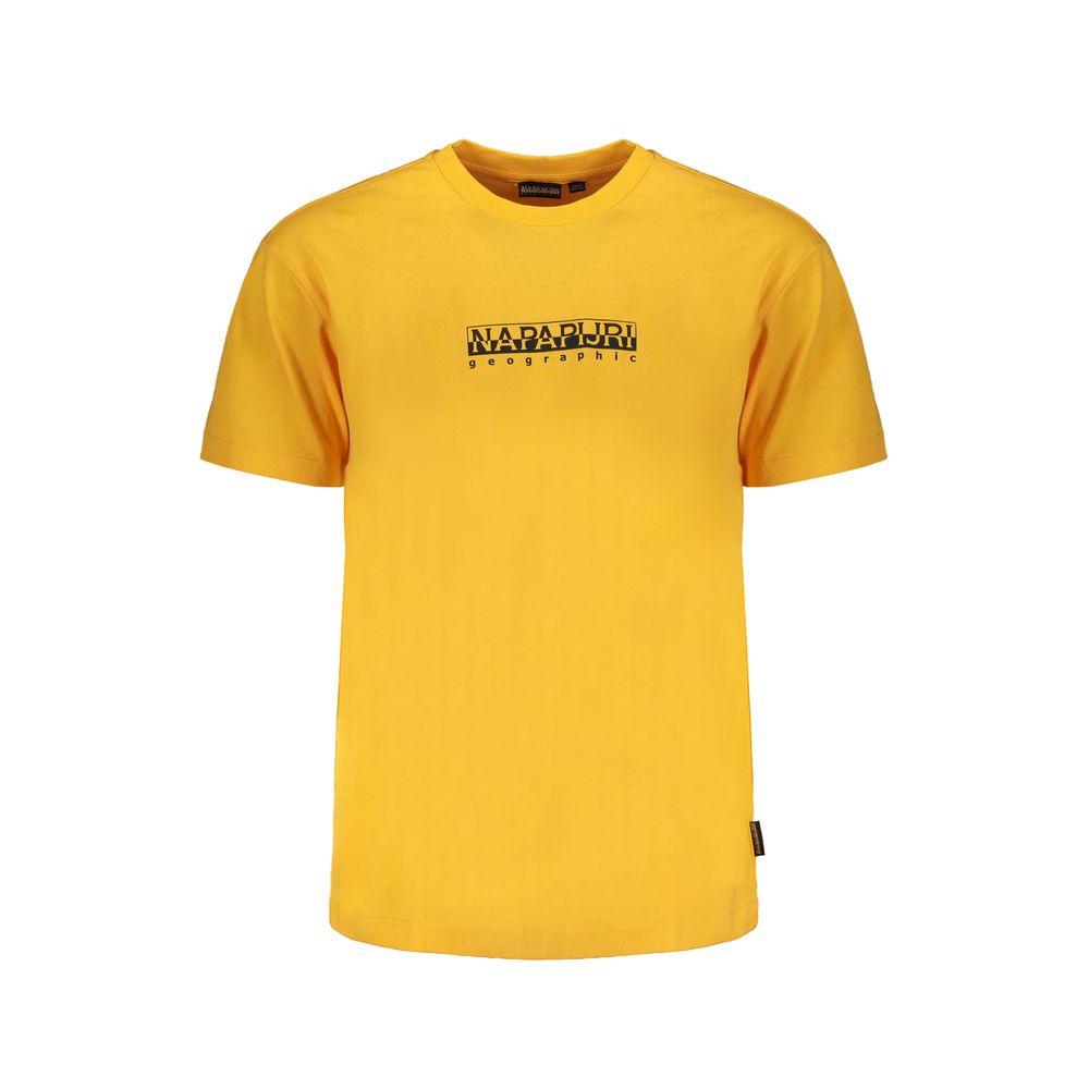 Napapijri Orangefarbenes Baumwoll-T-Shirt
