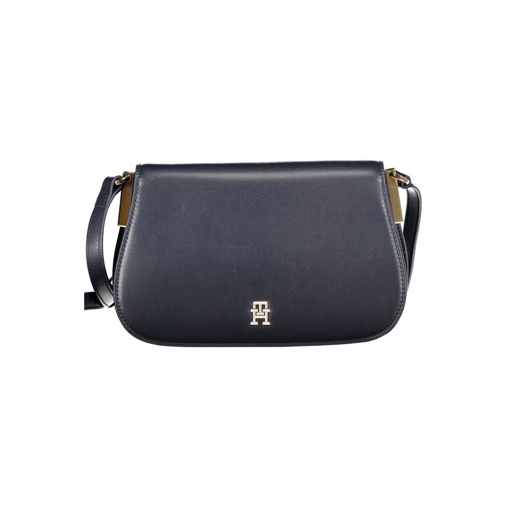Geantă de mână Tommy Hilfiger albastră din polietilenă
