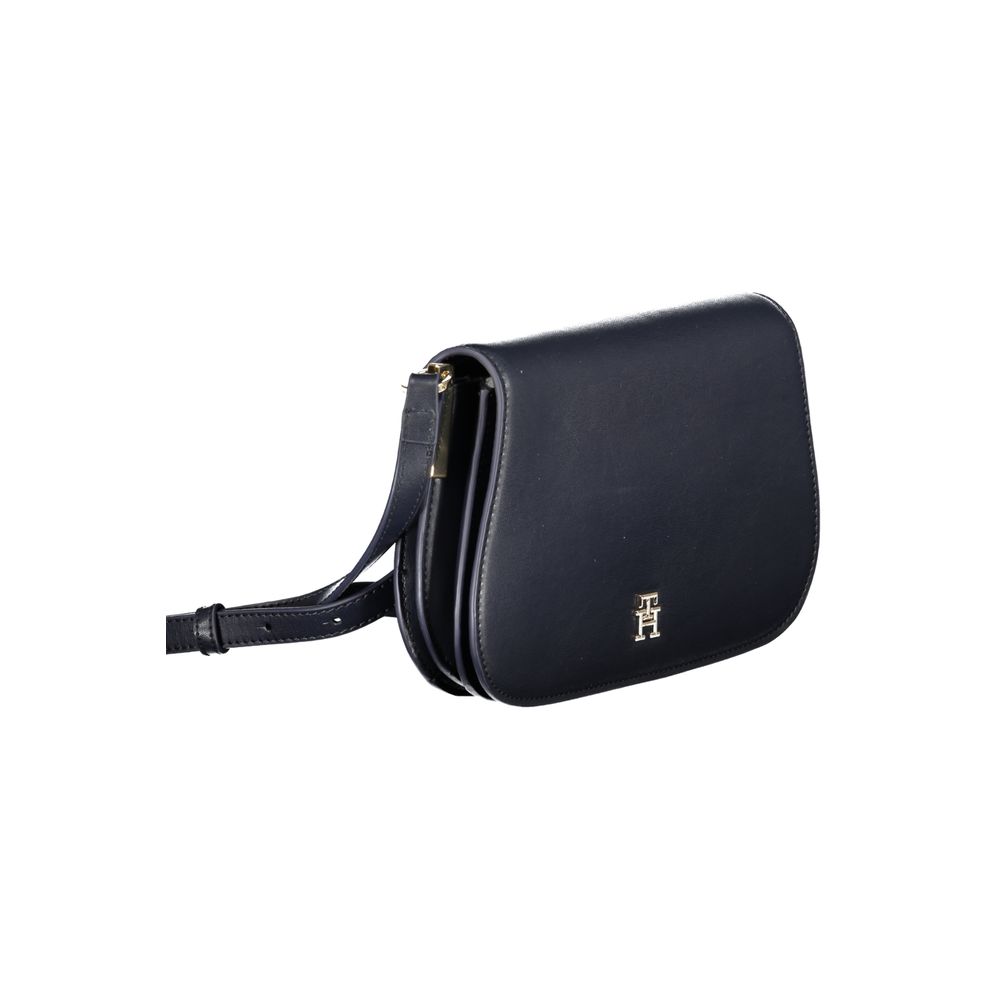 Geantă de mână Tommy Hilfiger albastră din polietilenă