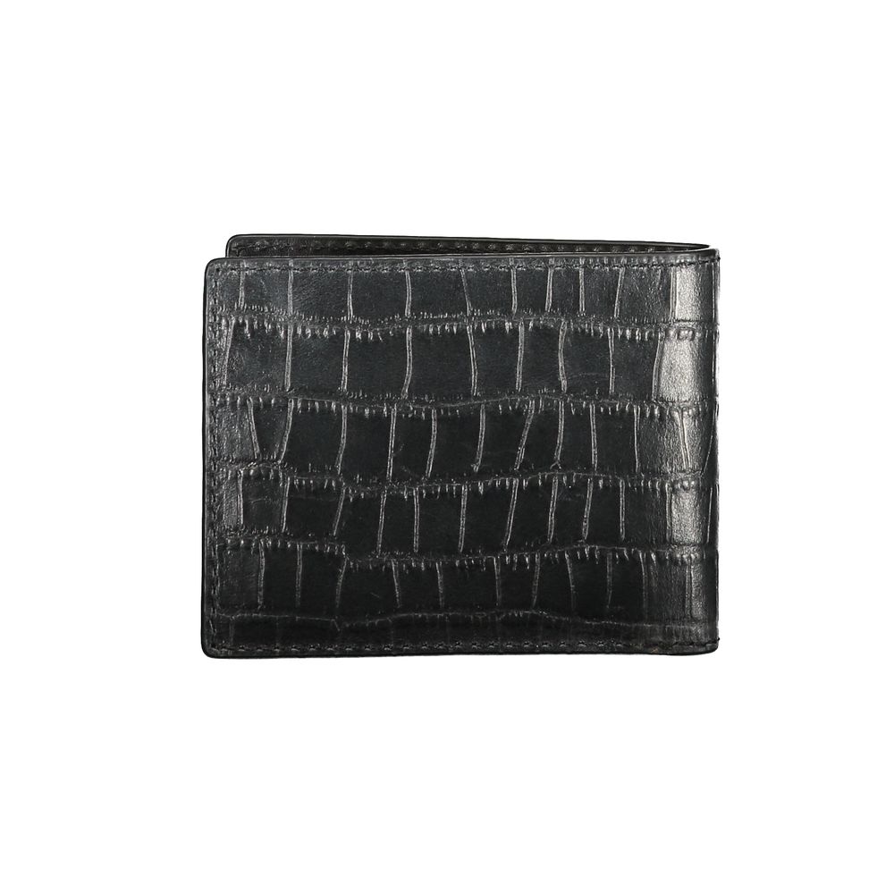 Tommy Hilfiger – Schwarze Lederbrieftasche