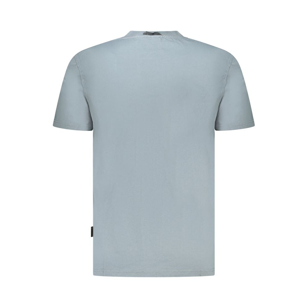 Napapijri Braunes Herren-T-Shirt aus Baumwolle