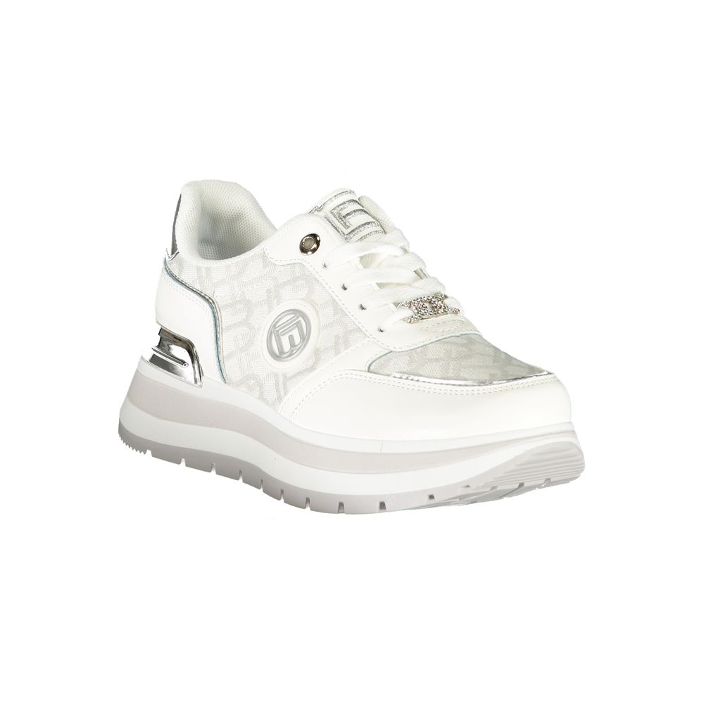 Laura Biagiotti Weiße Polyester Damen Sneaker