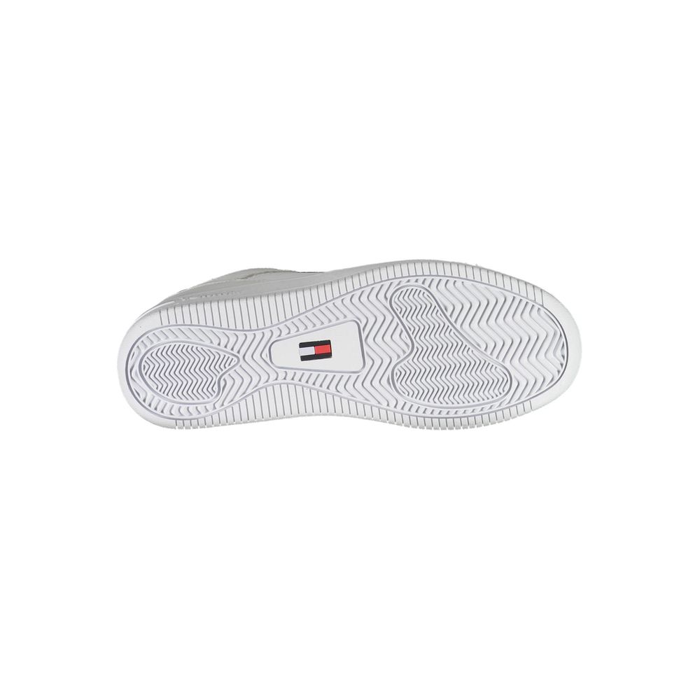 Tommy Hilfiger – Weiße Sneaker aus recyceltem Polyester für Damen