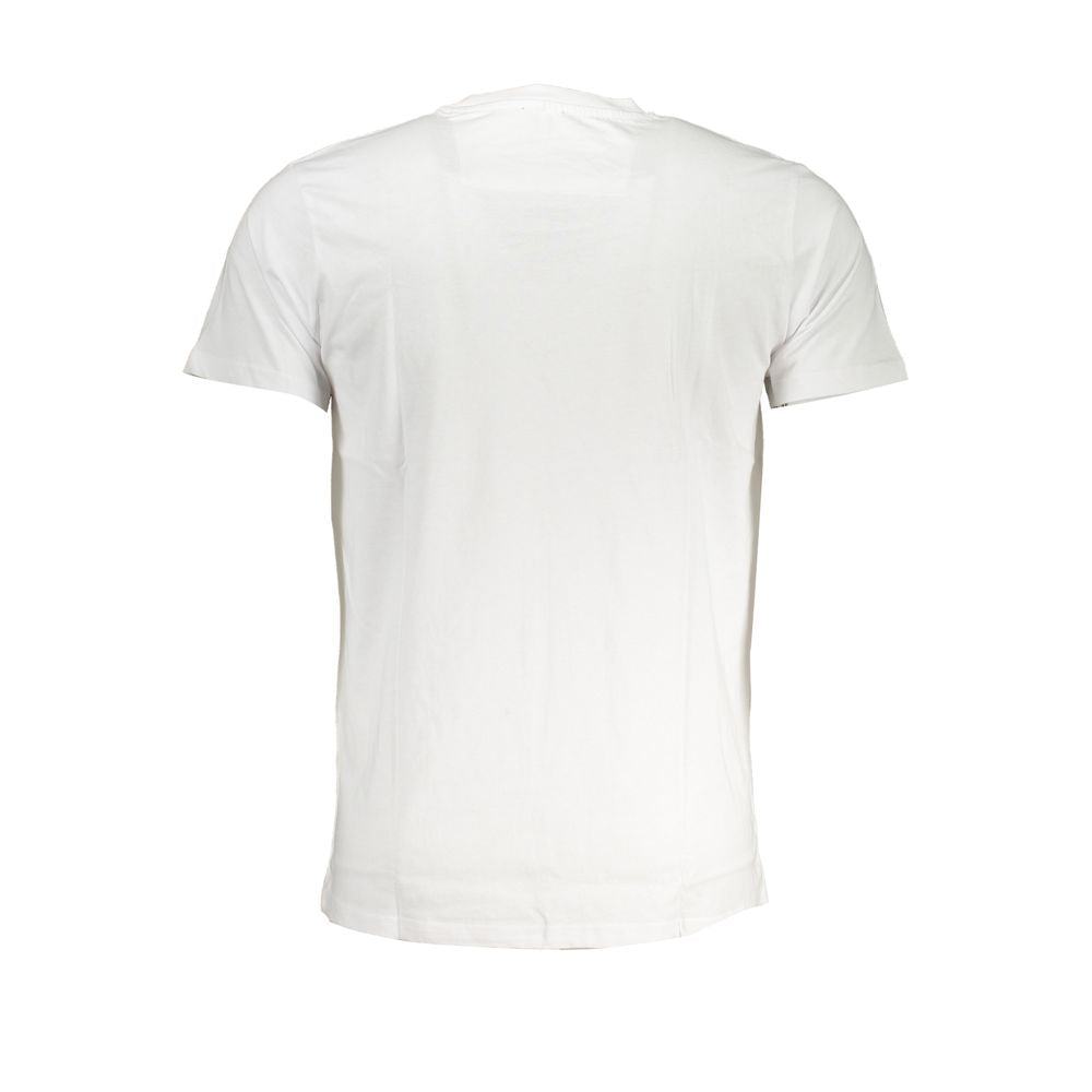 Tricou Cavalli Class din bumbac alb