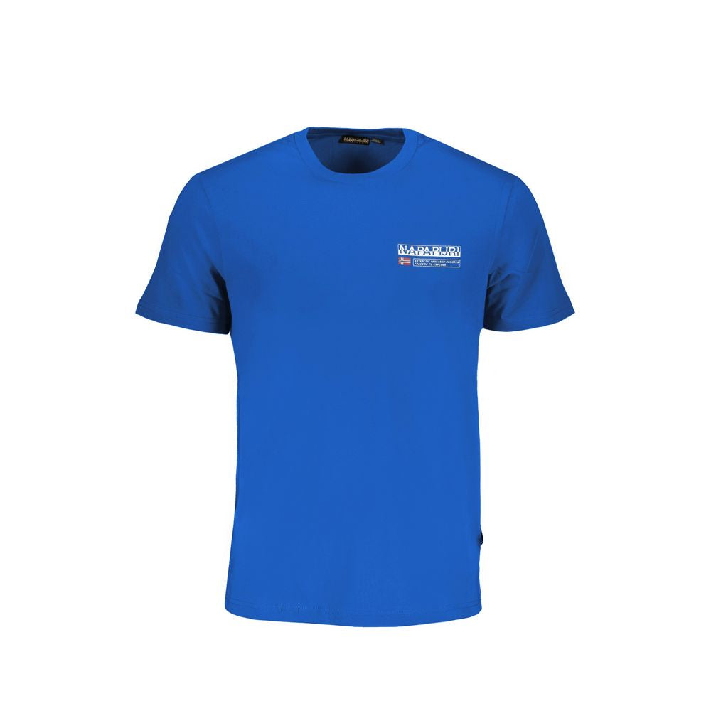 Blaues Baumwoll-T-Shirt von Napapijri