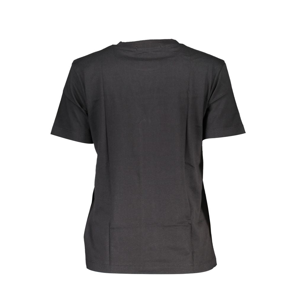 Calvin Klein Schwarzes Baumwoll-T-Shirt für Damen
