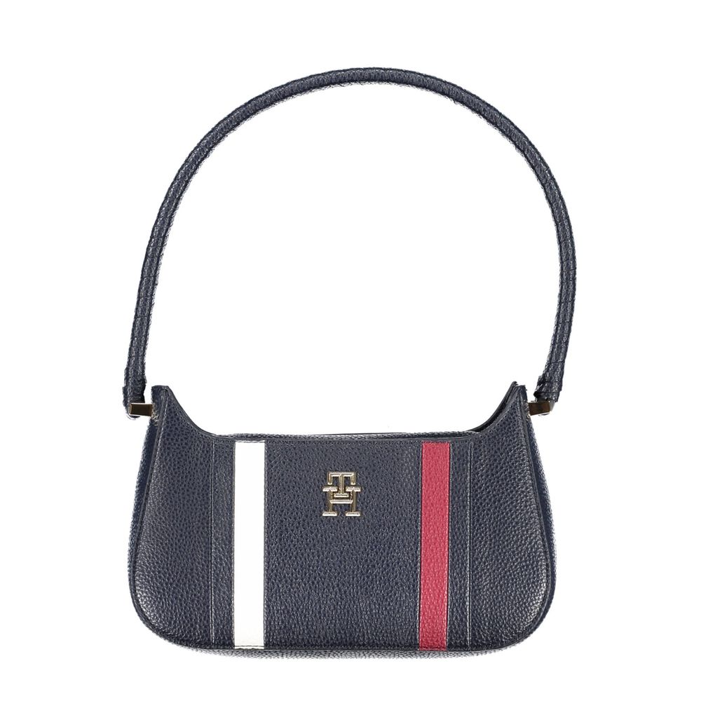 Tommy Hilfiger – Blaue Polyethylen-Handtasche