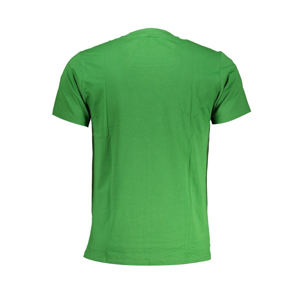 Grünes Baumwoll-T-Shirt der Cavalli Class