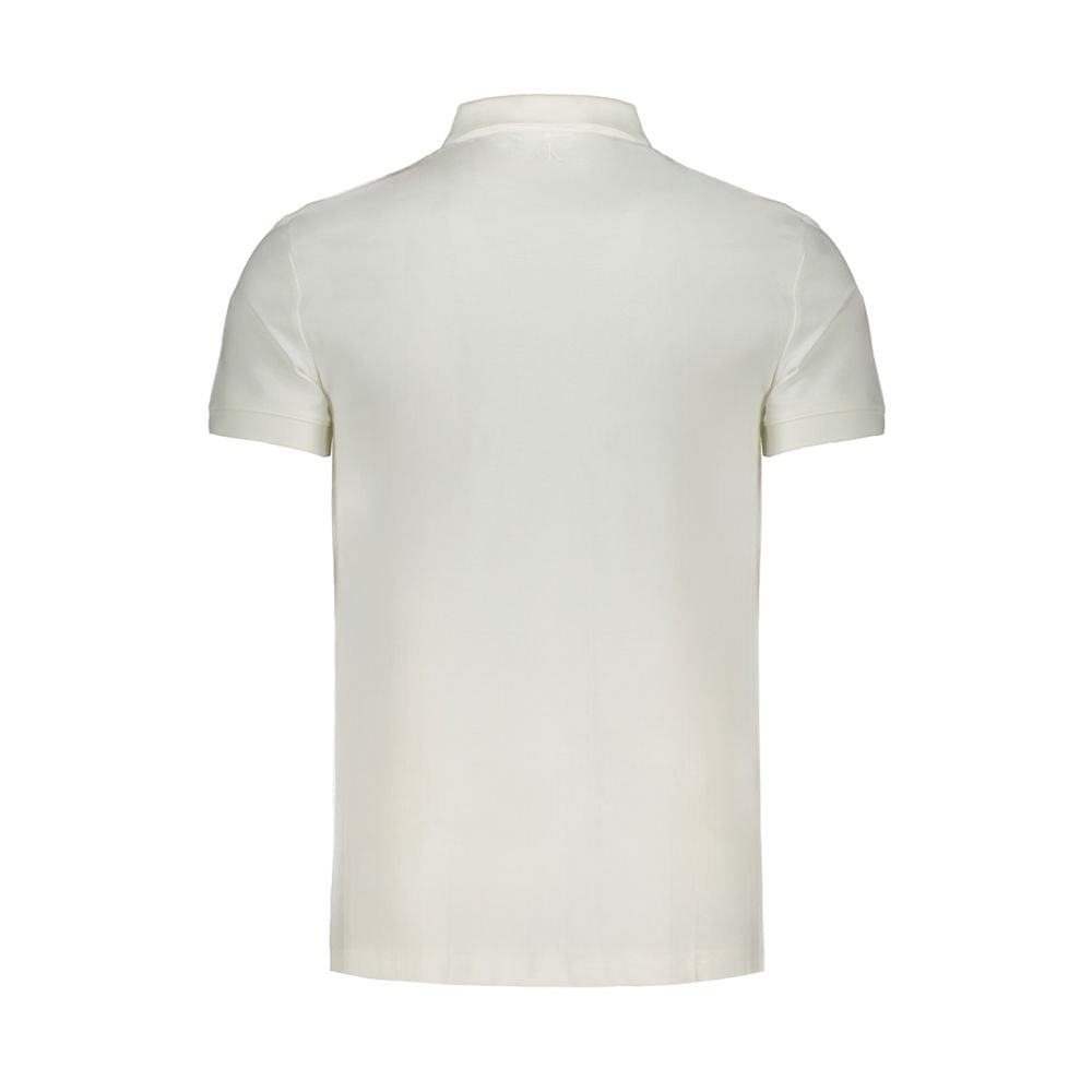 Calvin Klein Poloshirt aus weißer Baumwolle