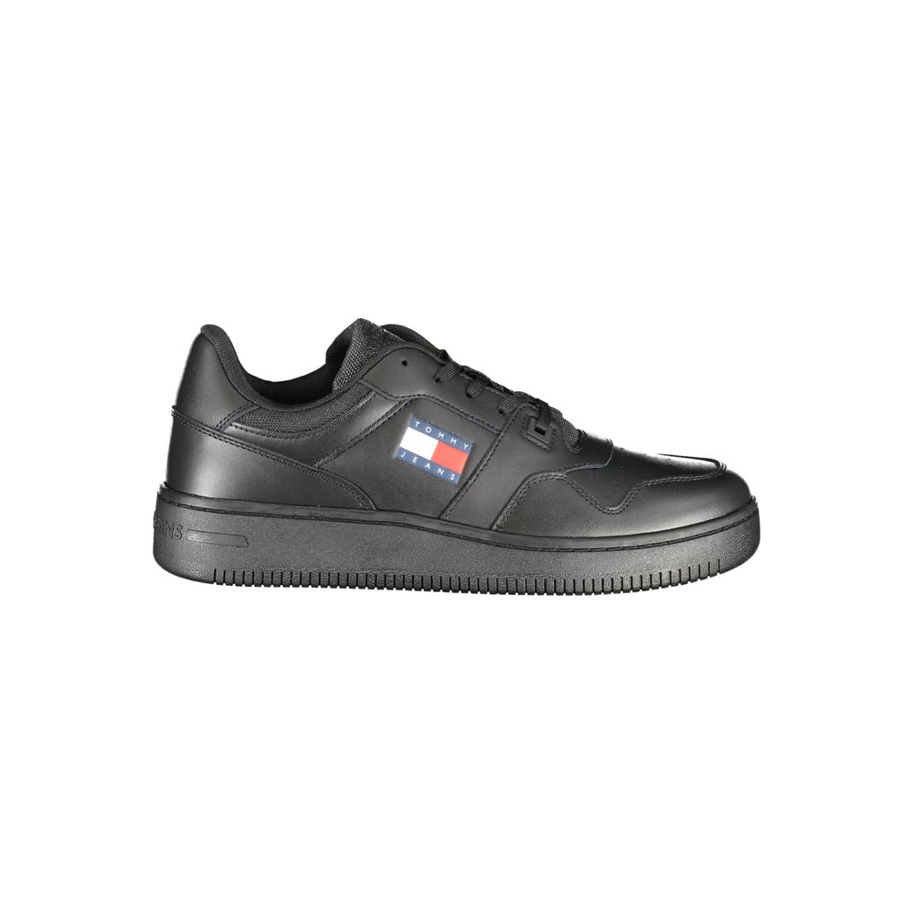 Tommy Hilfiger – Schwarze Polyester-Sneaker
