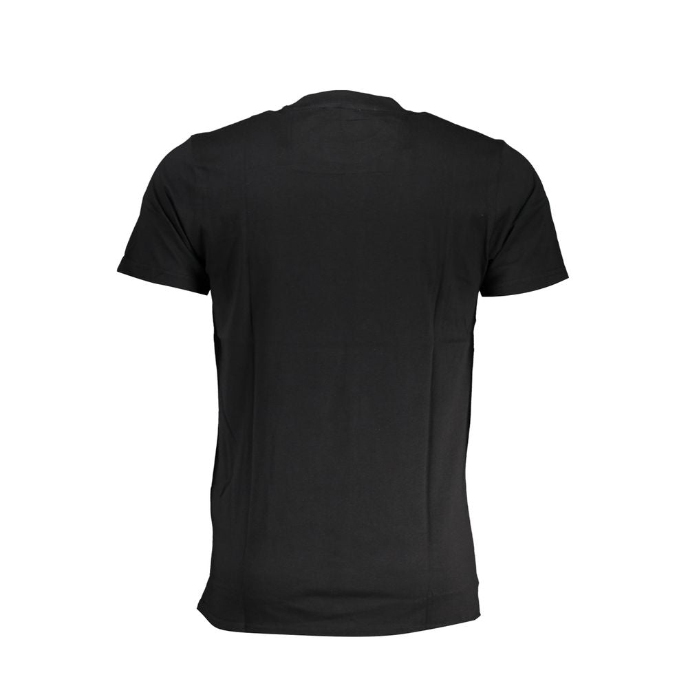 Tricou Cavalli Class din bumbac negru