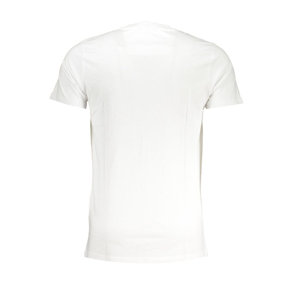 Tricou Cavalli Class din bumbac alb