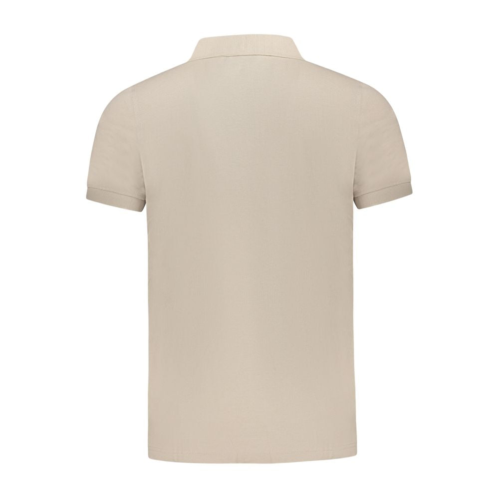 Norwegen 1963 Beiges Poloshirt aus Baumwolle