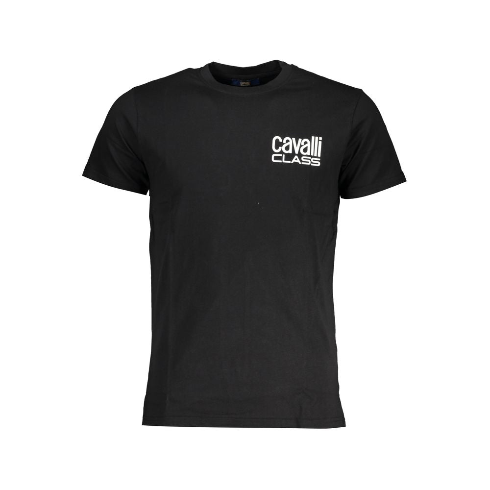Tricou Cavalli Class din bumbac negru