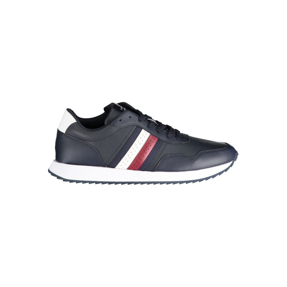 Tommy Hilfiger – Blauer Polyester-Sneaker