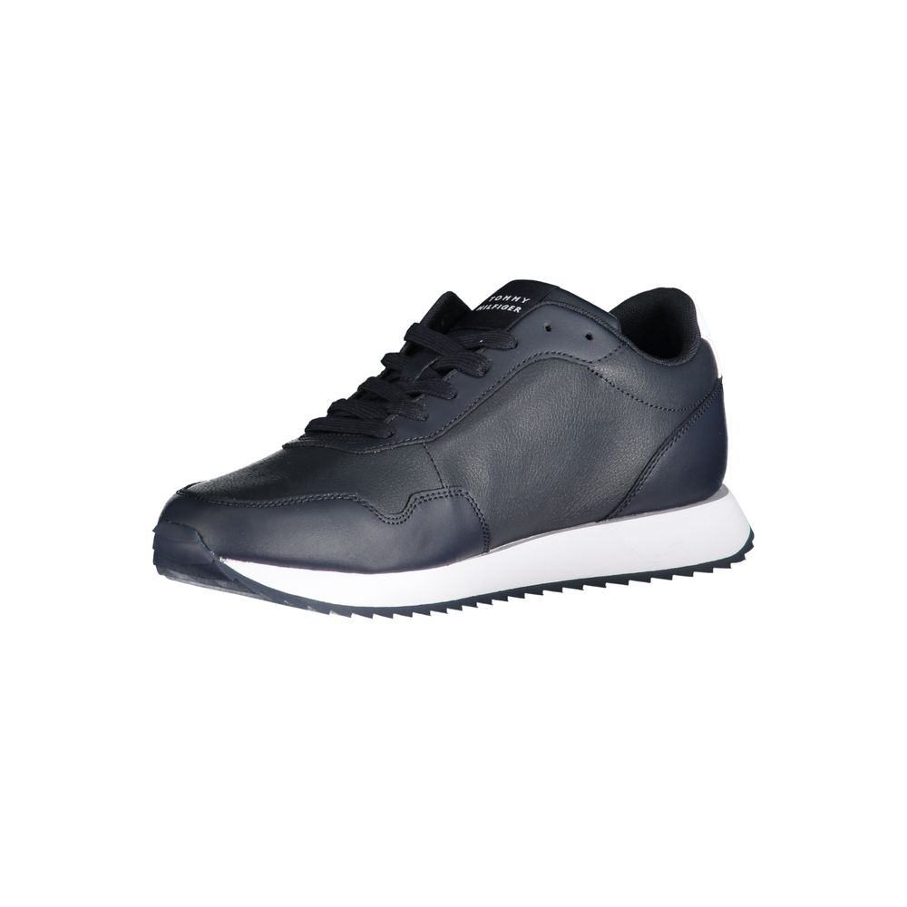 Tommy Hilfiger – Blauer Polyester-Sneaker